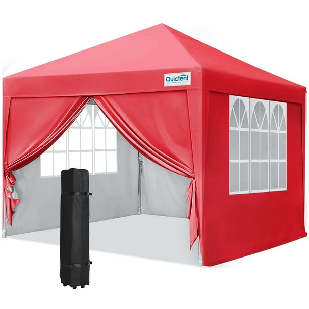 Quictent Privacy 10x10ft Pop up Canopy Tent with Removable Sidewalls and Roller Bag Instant Gazebo Canopy Tent Waterproof Burgundy Quictent Privacy 10x10ft Pop up Canopy Tent with Removable Sidewalls and Roller Bag Instant Gazebo Canopy Tent Waterproof Burgundy